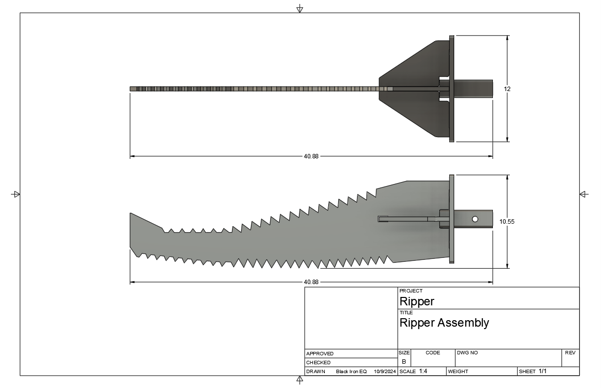 Xsystem Ripper Attachment